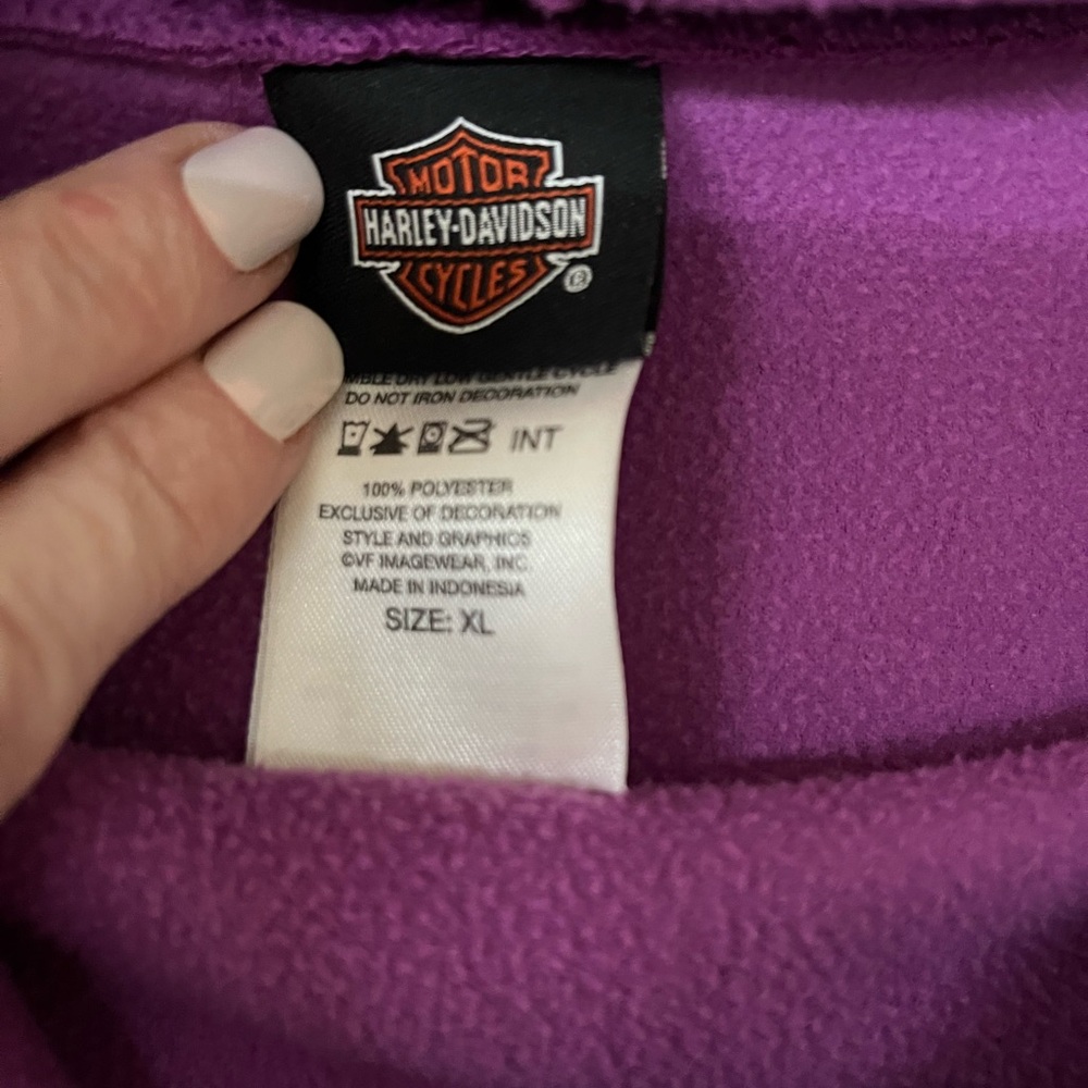 Harley-Davidson Vibrant Purple Sweatshirt - Picture 7 of 8